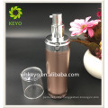 80ml brown acrylic cosmetic airless pump bottle for packing